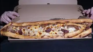 ||ASMR MUKBANG|| Karışık Pide #neromasmr