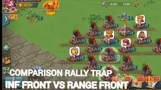 KVK 4 KINGDOM..TRAPING WITH 2 ACCOUNT MEGA RALLY TRAP AT SAME TIME..DIFFERENT COMP..LORDS MOBILE