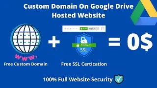 Custom Domain on Google Drive Hosted Website | Free SSL Security [English]