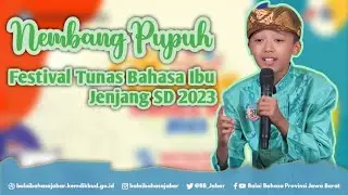 Pemenang VI Nembang Pupuh Kategori Putra, Jenjang SD, FTBI Jawa Barat dan Banten 2023