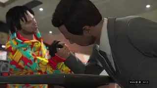 GrandTheftAutoV ARM WRESTLING?!