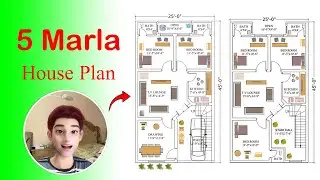 Must Watch House Plan Brilliant Idea | 5 Marla House Plan 25' x 45'  | Lahore | Pakistan