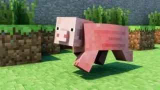 The Walking Pig - 1 Hour Version - Minecraft Animation