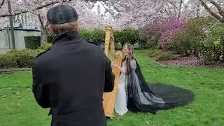 Behind the Scenes of a new music project with #PhotosByOrion and #LadyandaHarp coming this spring