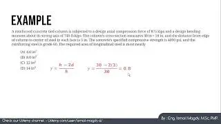 Structural design of RC columns - Normal & Moment