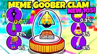 New MEME GOOBER CLAM! | Roblox SpongeBob Simulator