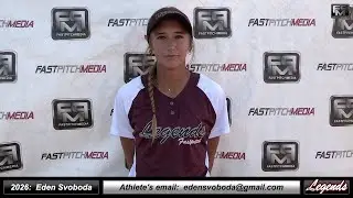 2026 Eden Svoboda 3.0 GPA - Third Base Softball Recruiting Video - Norcal Legends