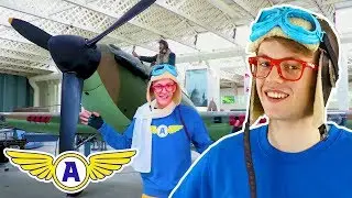 Captain Ace Zoomy Meets The Hurricane Fighter Plane + MORE 🛩 Planes For Kids - Learning Videos