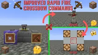 Command Block Tutorial #252: Improved Rapid Fire Crossbow Commands in Minecraft (1.21+)
