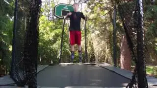 HOW TO GET OVER THE FEAR OF DOING A TRAMPOLINE TRICK!!! (learning to cody)