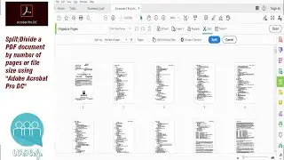 Split _ Divide a PDF document by number of pages or file size using Adobe Acrobat Pro DC