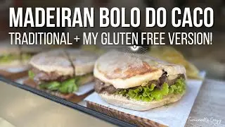 Bolo do Caco - Flatbread from Madeira, Portugal Traditional & Gluten-Free Vegan #glutenfreebaking