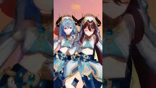 【4K / Genshin Impact MMD】HuTao Ganyu /Worth It  /