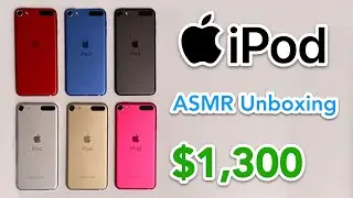 Unboxing the iPod Touch in EVERY COLOR!