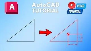 AutoCAD Tutorial: How to find the center of gravity of any shape in AutoCAD