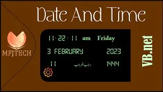 Desktop Gadget ; Date and time  in vb.net usin timer tool