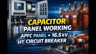 Capacitor Panel Working | How Capacitor Panel Works | APFC panel with Circuit Braker 16.5 KV