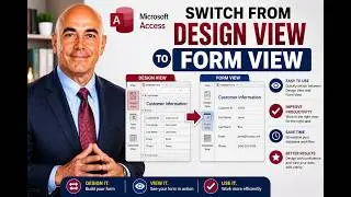 Microsoft Access: Switch from Design View to Form View