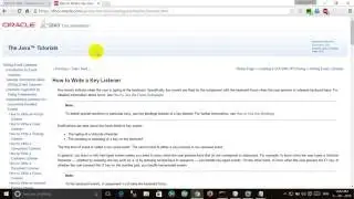 Java KeyListener Interface