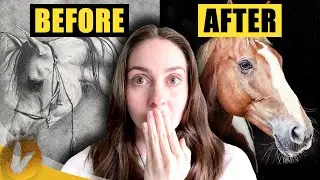 I Stopped Drawing For 10 Years & Improved | Colored Pencil Drawing & Art