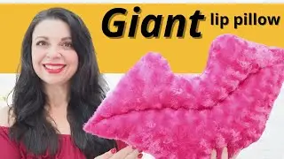 How to make a Giant Lips Pillow (Beginner Friendly)