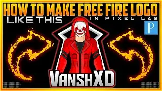 Free Fire Gaming Logo in PixelLab || Vansh XD