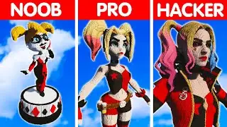 NOOB vs PRO vs HACKER Harley Quinn – Teardown Explosion