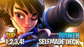 MY SELFMADE LOGBAIT DECK CANT BE STOPPED | Top 1,2,3,4🇩🇪!!!!!!