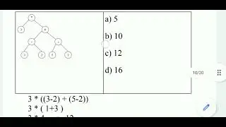 Data Structure- Infix,Prefix, Postfix Expression.. MCQ and Answer with detailed explanation in tamil