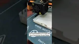 3D Printed Raspberry Pi 3 with 5 inch touchscreen display case.