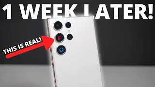 GALAXY S23 ULTRA: 1 WEEK LATER! (FULL REVIEW!)