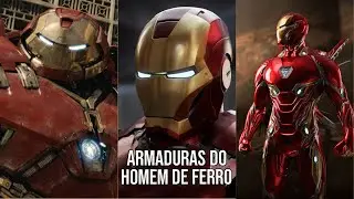 ARMADURAS USADAS PELO HOMEM DE FERRO NOS FILMES DA MARVEL