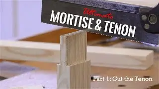 Ultimate Mortise and Tenon Joint Part 1: Cut the Tenon
