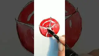 Смотрите как легко нарисовать помидор) 