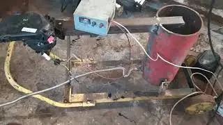 печь на отработке (начало)