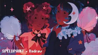Cotton Candy stars - Redraw!