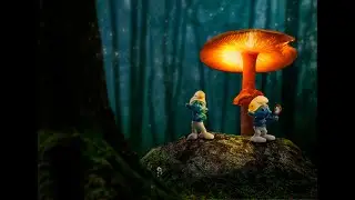 Photoshop manipülasyon - photoshop smurfs manipulation