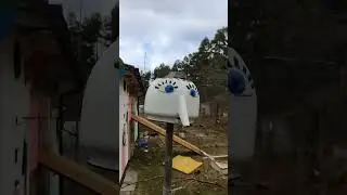 Забавный флюгер на дачу своими руками  