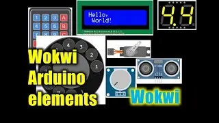 Peripherals on Arduino online simulator from Wokwi - a free open-source-based Arduino simulator
