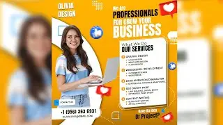 Make Professional Social Media Post Design in Photoshop| Photoshop Tutorial