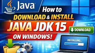 how to download and install jdk 15 in windows step by step process