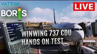 🔴 NEW WINWING CDU (PFP3N) with PMDG 737-800  | MSFS Full flight test