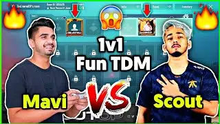 Scout Vs Mavi 1v1 Friendly Tdm Fight 🔥 Jay & Viru❤️ BGMI CUSTOM ROOM | 1vs1 MAVI vs Sc0ut | StarBoy