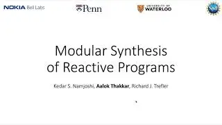 SYNT 2020: Modular Synthesis of Reactive Programs