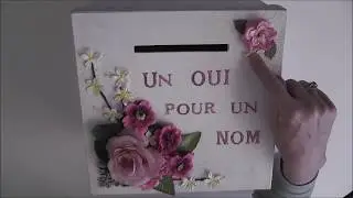 Urne et livre d'or pour le Mariage de ma belle-soeur.