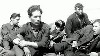 Ишимский район 1975. Агитбригада выступает перед механизаторами.