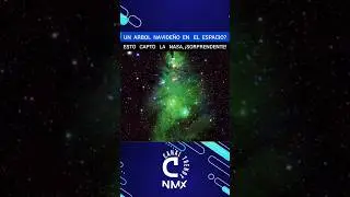 "Un curioso #arbolnavideño🌲 en el espacio?, esto encontró la #nasa " ⏩▶️