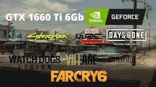 GTX 1660 Ti 6GB Gaming Test With Intel I5