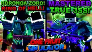 Becoming Roronoa Zoro (Mastered True 3SS) In Roblox One Fruit... Here's What Happened!