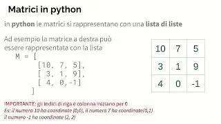 python  - matrici - prima parte